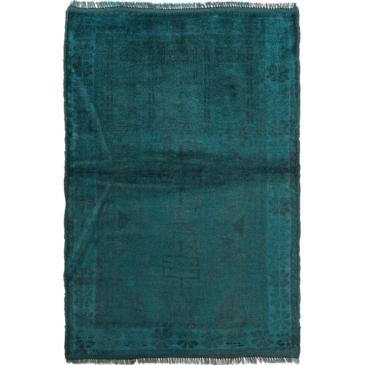 Handmade Overdye Carpet 2' 10" x 4' 2" - No. AL65984