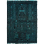 Hand Knotted Overdyed Prayer Rug 2' 11" x 4' 4" - No. AL17399