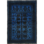 Handmade Overdye Prayer Carpet 2' 9" x 4' 2" - No. AL64089