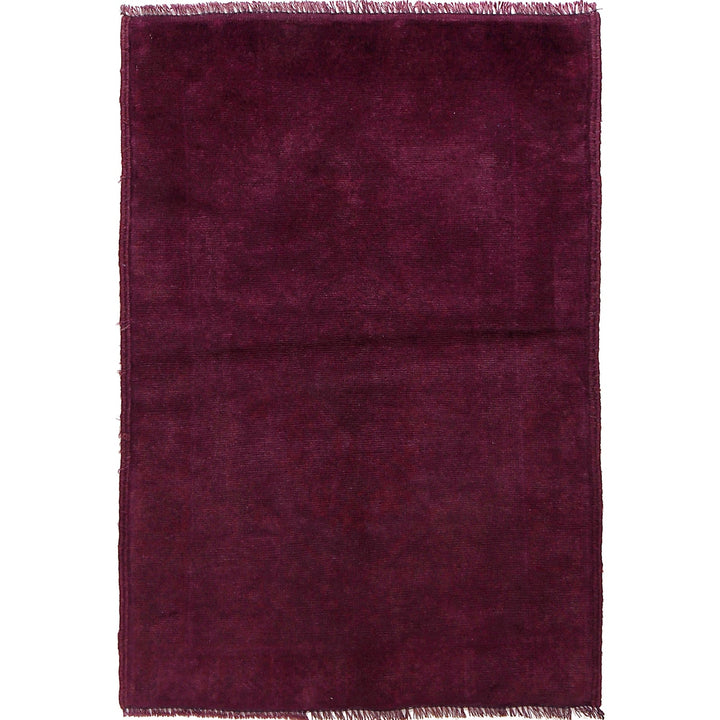 Overdyed Wool Carpet 2' 10" x 4' 4" - No. AL17981