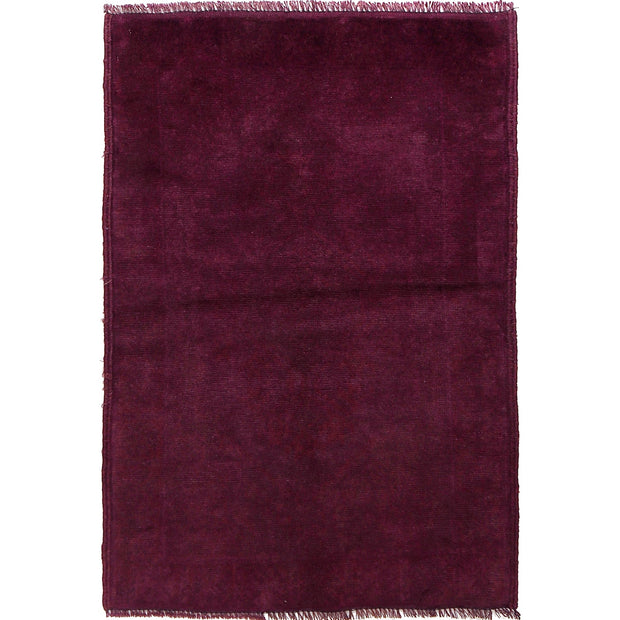 Overdyed Wool Carpet 2' 10" x 4' 4" - No. AL17981
