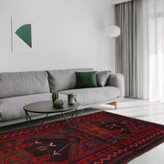 Islamic Prayer Carpet 3' 3" x 4' 11" - No. AL73624