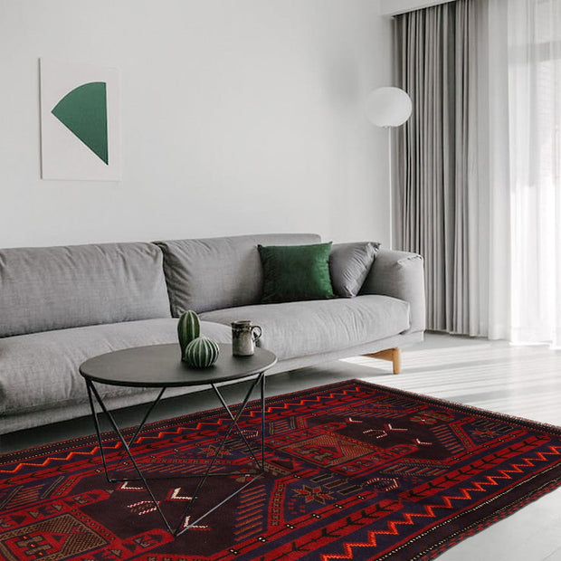 Islamic Prayer Carpet 3' 3" x 4' 11" - No. AL73624