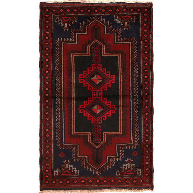 Baluch Small Size Rug 2' 11" x 4' 10" - No. AL21125