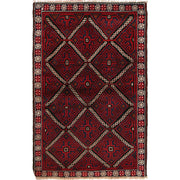 Traditional Baloch Rug 3' 3" x 5' 1" - No. AL33824