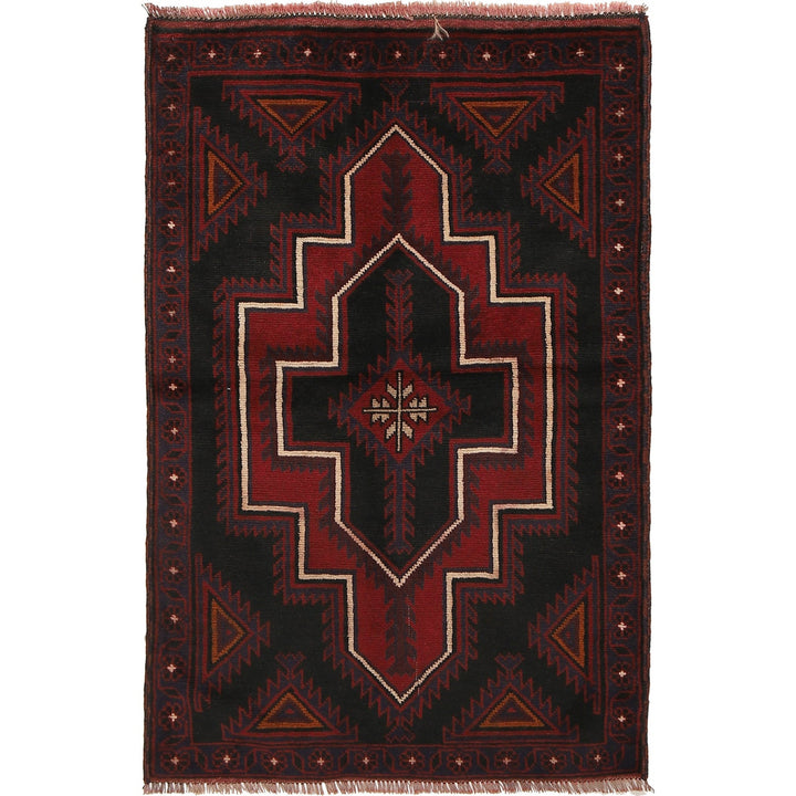 Traditional Baloch Rug 2' 11" x 4' 5" - No. AL58883