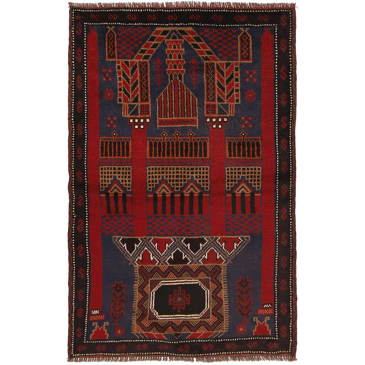 Islamic Prayer Carpet 3' 0" x 4' 9" - No. AL92179