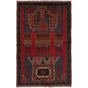 Islamic Prayer Carpet 3' 0" x 4' 9" - No. AL92179