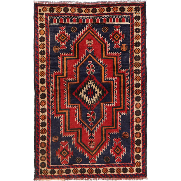 Traditional Baloch Rug 2' 11" x 4' 6" - No. AL30941