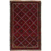 Traditional Baloch Rug 2' 8" x 4' 5" - No. AL62609