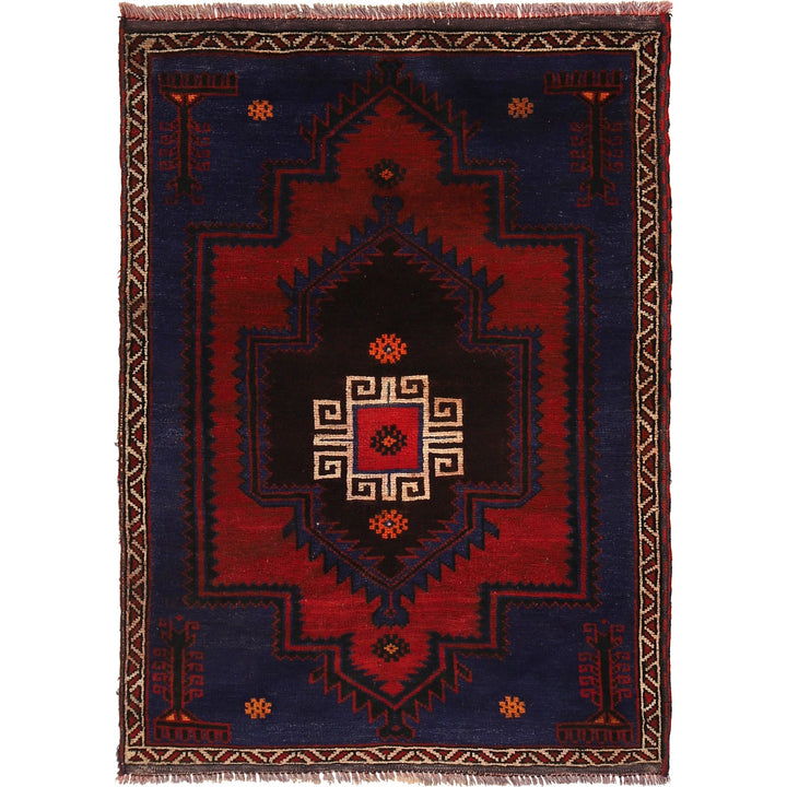 Traditional Baloch Rug 2' 12" x 4' 4" - No. AL58509