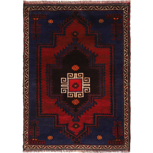 Traditional Baloch Rug 2' 12" x 4' 4" - No. AL58509
