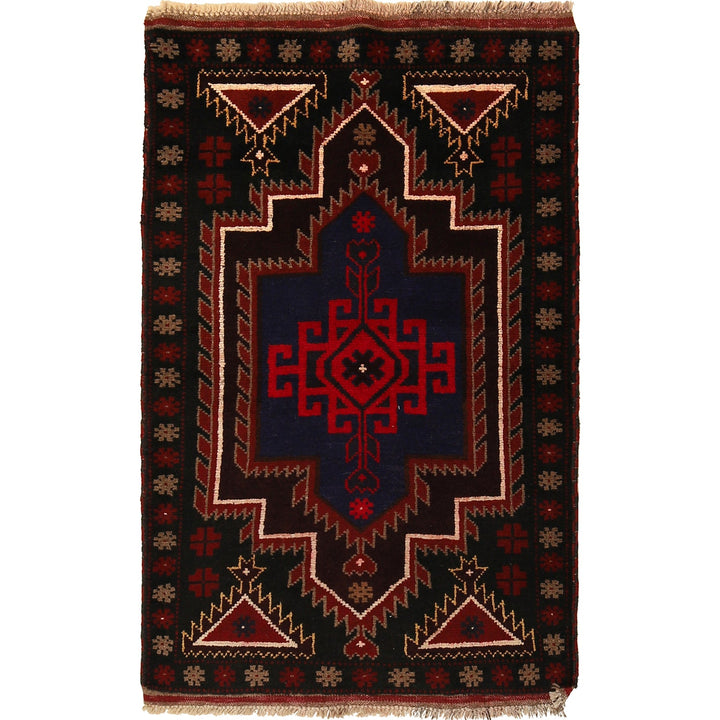 Traditional Baloch Rug 2' 9" x 4' 4" - No. AL42482