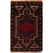 Traditional Baloch Rug 2' 9" x 4' 4" - No. AL42482