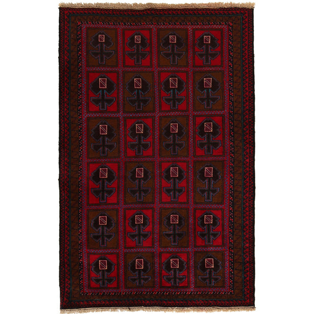 Traditional Baloch Rug 2' 11" x 4' 9" - No. AL24307