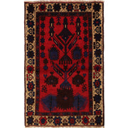 Hand Knotted Prayer Rug 2' 9" x 4' 3" - No. AL85398