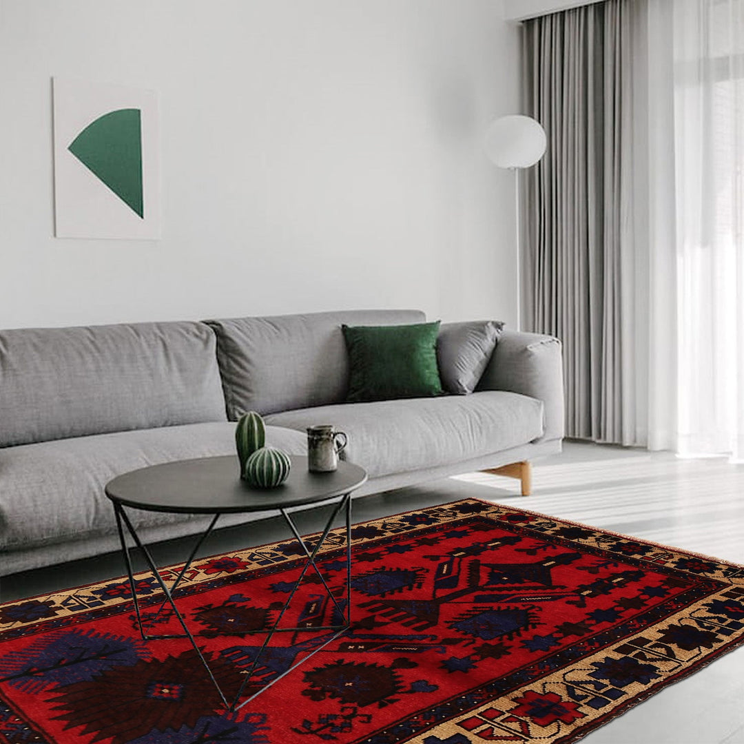 Hand Knotted Prayer Rug 2' 9" x 4' 3" - No. AL85398