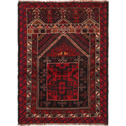 Handmade Prayer Rug 2' 10" x 3' 10" - No. AL37397