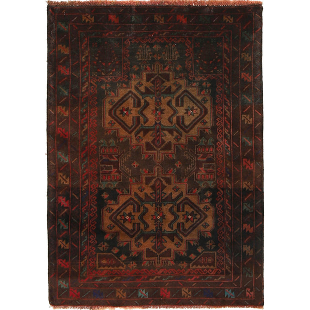 Handmade Prayer Rug 2' 9" x 3' 10" - No. AL25491