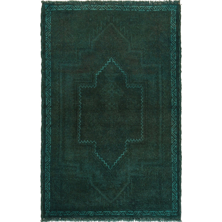Hand Knotted Overdyed Rug 2' 9" x 4' 2" - No. AL17468