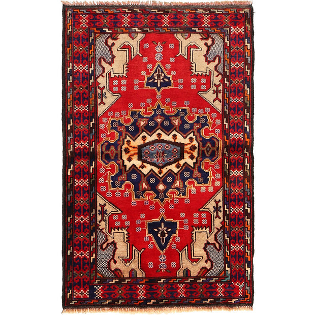 Tribal Baloch Rug 2' 10" x 4' 5" - No. AL65592