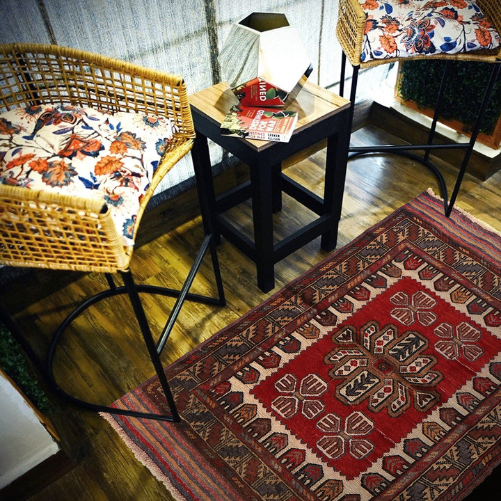 Oriental Barjasta Kilim Carpet 2' 8" x 3' 10" - No. AL55331