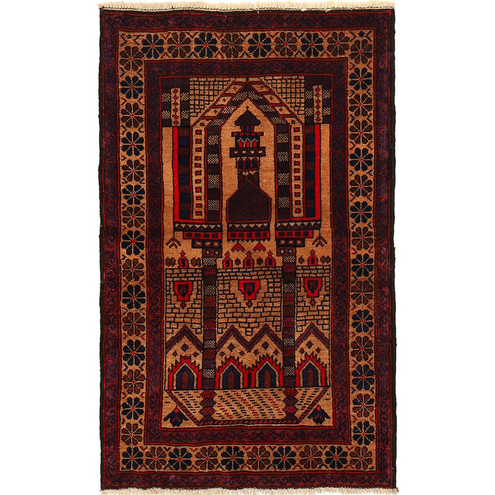 Handmade Prayer Rug 2' 6" x 4' 2" - No. AL71321