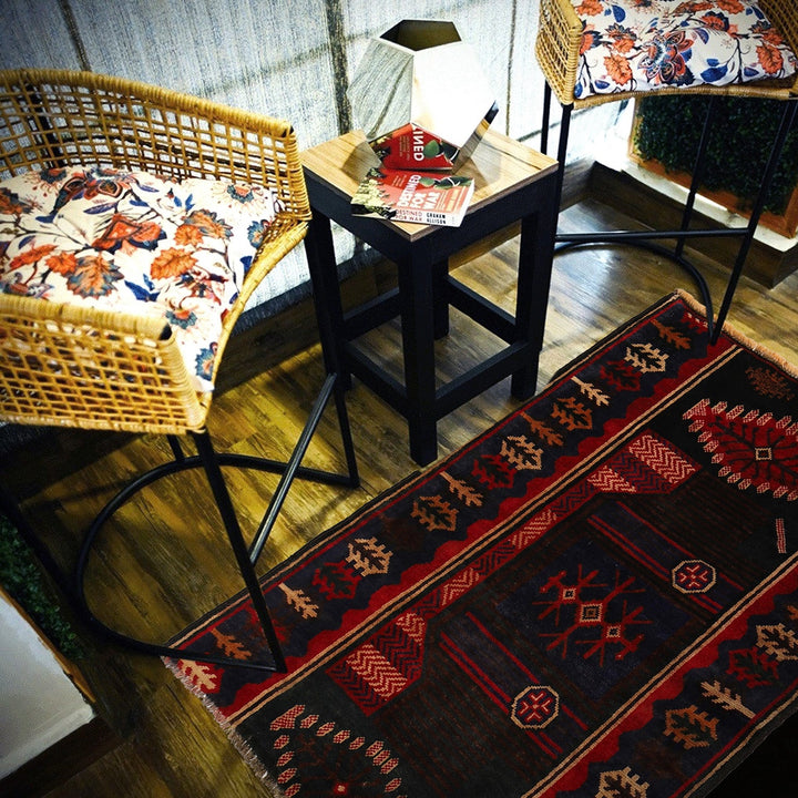 Traditional Baloch Rug 3' 1" x 4' 4" - No. AL62896