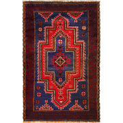 Traditional Baloch Rug 2' 11" x 4' 8" - No. AL26082