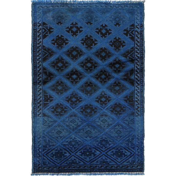 Handmade Overdye Carpet 2' 10" x 4' 6" - No. AL31936