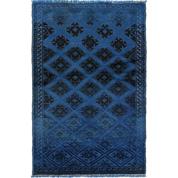 Handmade Overdye Carpet 2' 10" x 4' 6" - No. AL31936