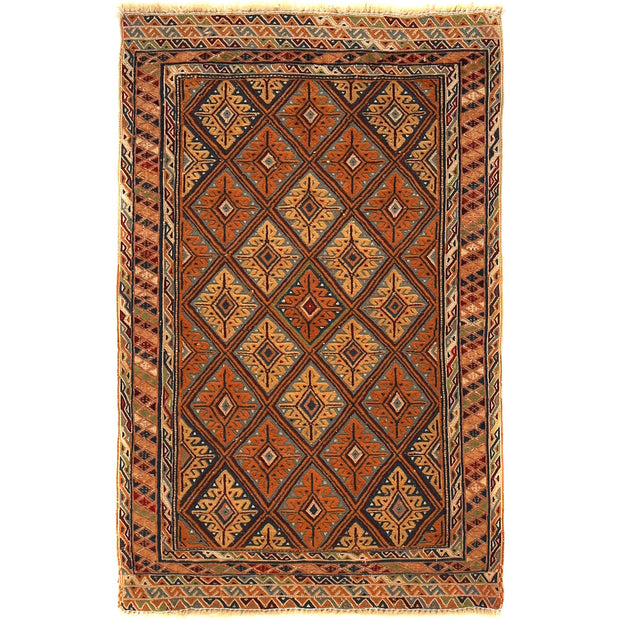 Handmade Nakhunak Kilim Rug 2' 2" x 3' 6" - No. AL42068