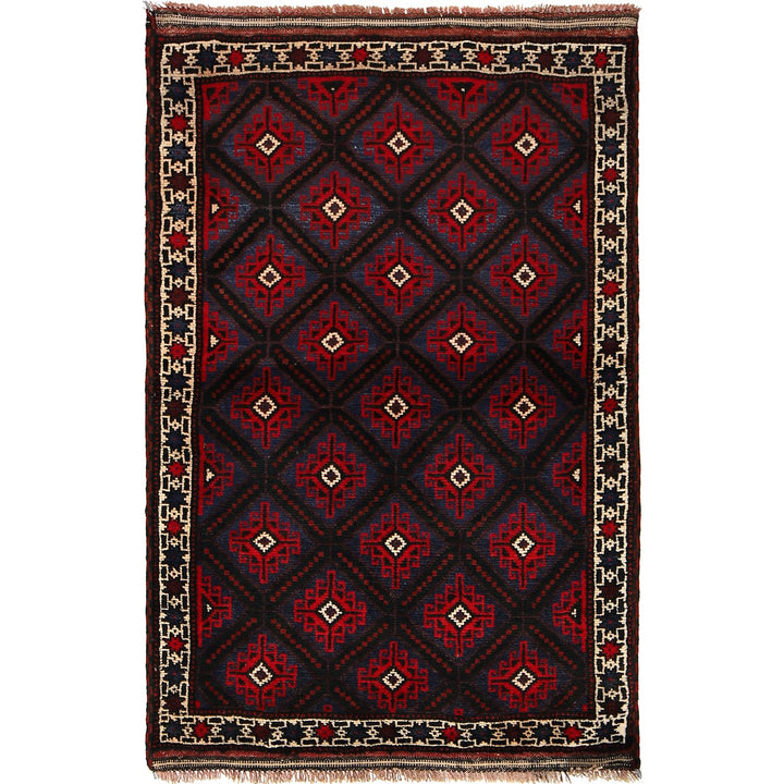 Traditional Baloch Rug 3' 3" x 4' 10" - No. AL84929