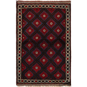 Traditional Baloch Rug 3' 3" x 4' 10" - No. AL84929
