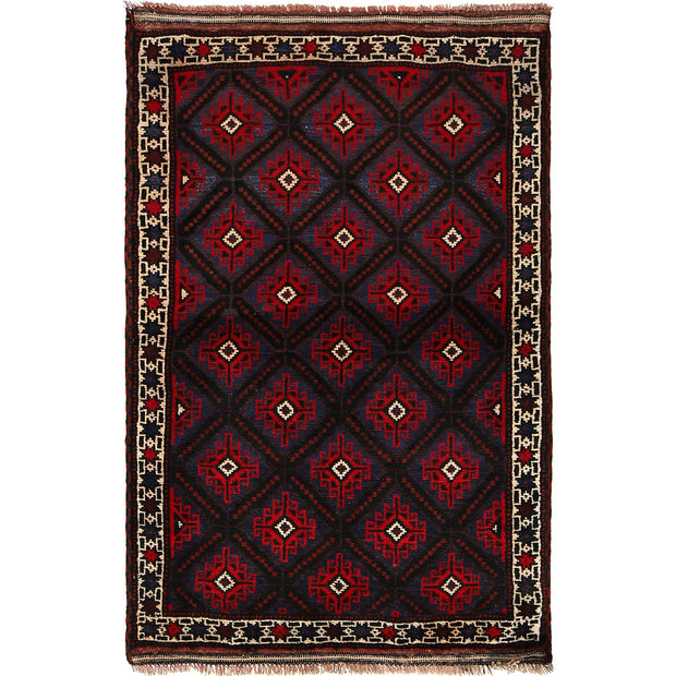 Traditional Baloch Rug 3' 3" x 4' 10" - No. AL84929