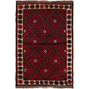 Traditional Baloch Rug 3' 2" x 4' 7" - No. AL58756