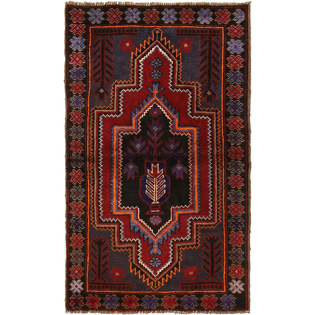 Traditional Baloch Rug 2' 10" x 4' 6" - No. AL25721