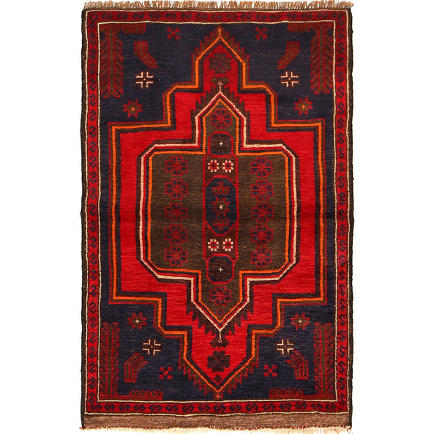 Traditional Baloch Rug 2' 10" x 4' 6" - No. AL14456