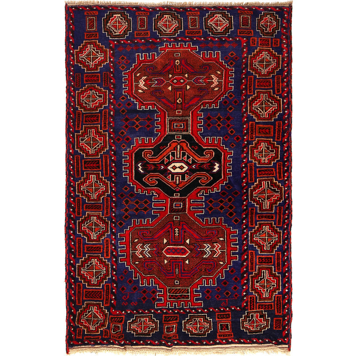 Handmade Baluchi Rug 4' 4" x 6' 7" - No. AL88032