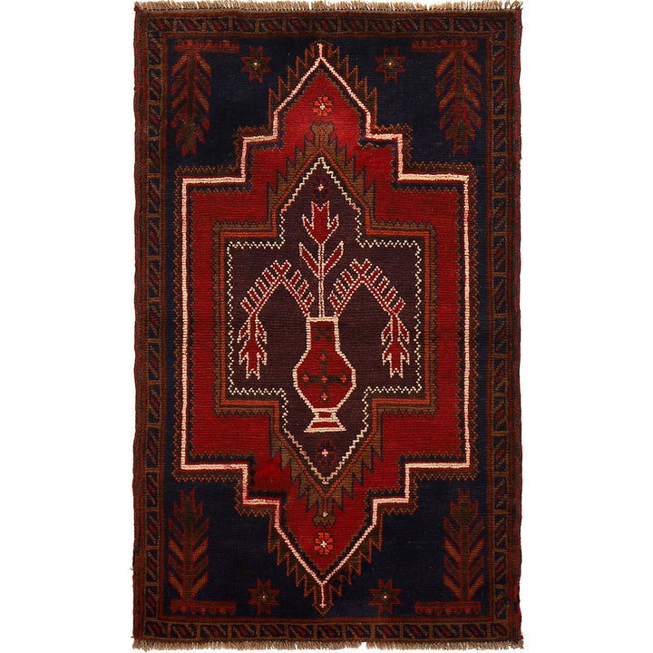 Traditional Baloch Rug 2' 11" x 4' 9" - No. AL90443
