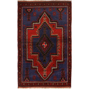 Traditional Baloch Rug 3' 1" x 4' 6" - No. AL50504