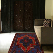 Traditional Baloch Rug 3' 1" x 4' 6" - No. AL50504