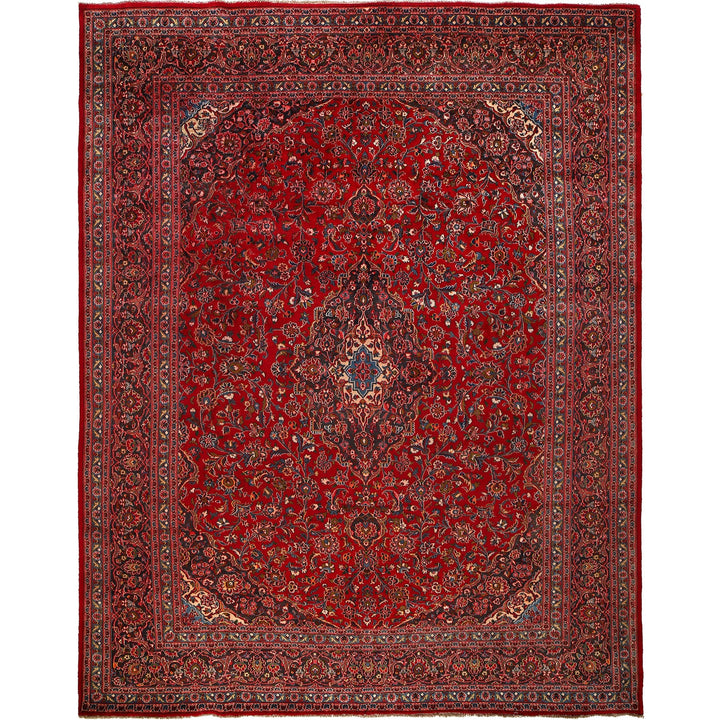 Persian Kashan Rug 9' 5" x 12' 8" - No. AL58684