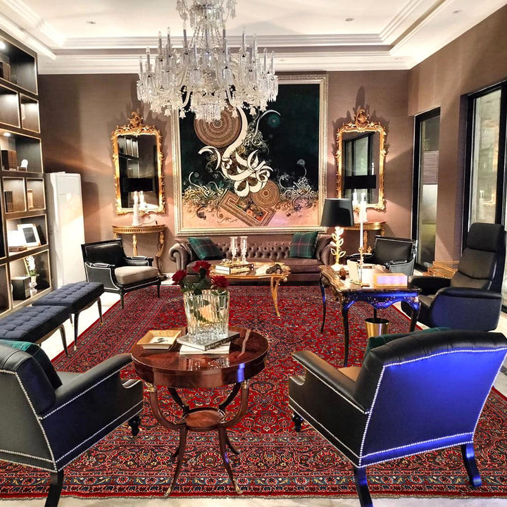 Persian Kashan Rug 9' 5" x 12' 8" - No. AL58684