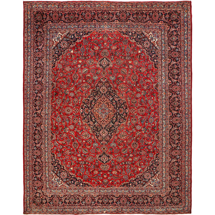 Persian Kashan Rug 9' 7" x 12' 6" - No. AL88871