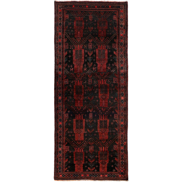 Persian Baluchi Runner Rug  3' 10" x 9' 8" - No. AL31140