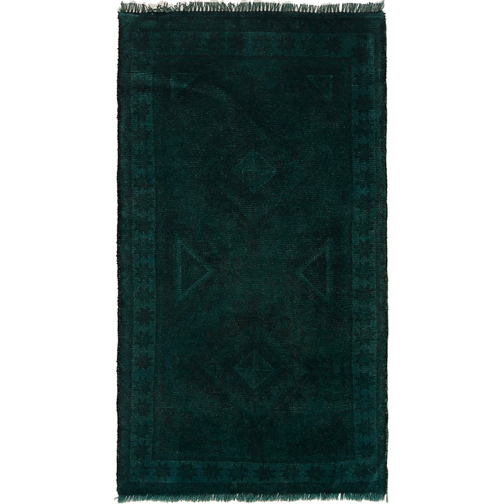 Hand Knotted Overdye Wool Rug 2' 4" x 4' 1" - No. AL67141