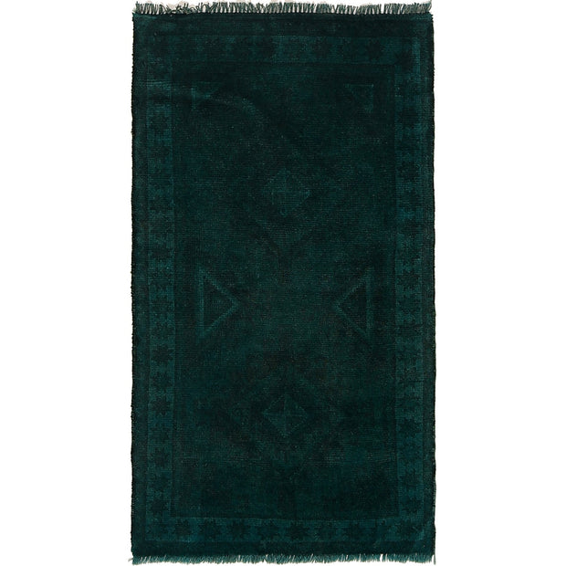 Hand Knotted Overdye Wool Rug 2' 4" x 4' 1" - No. AL67141