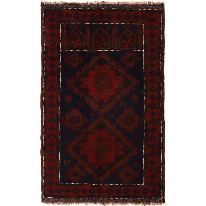 Muslim Prayer Rug 3' 0" x 4' 8" - No. AL40167