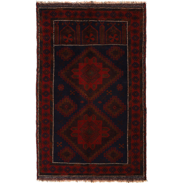 Muslim Prayer Rug 3' 0" x 4' 8" - No. AL40167